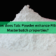 Talc powder for Filler Masterbatch