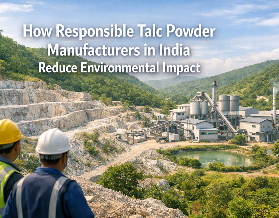 How Responsible Talc Powder Manufacturers in India Reduce Environmental Impact